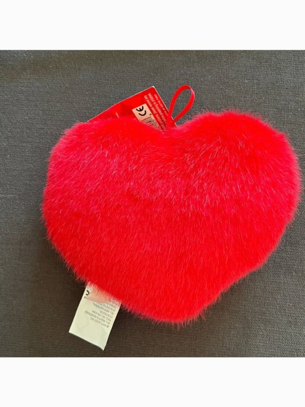 2 For $10 / Vintage Dakin Red Huggable Heart Plush New With Tags